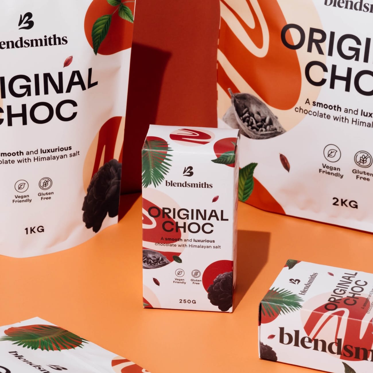 BLENDSMITHS kakavos milteliai Original Chocolate, 1 kg Fonte