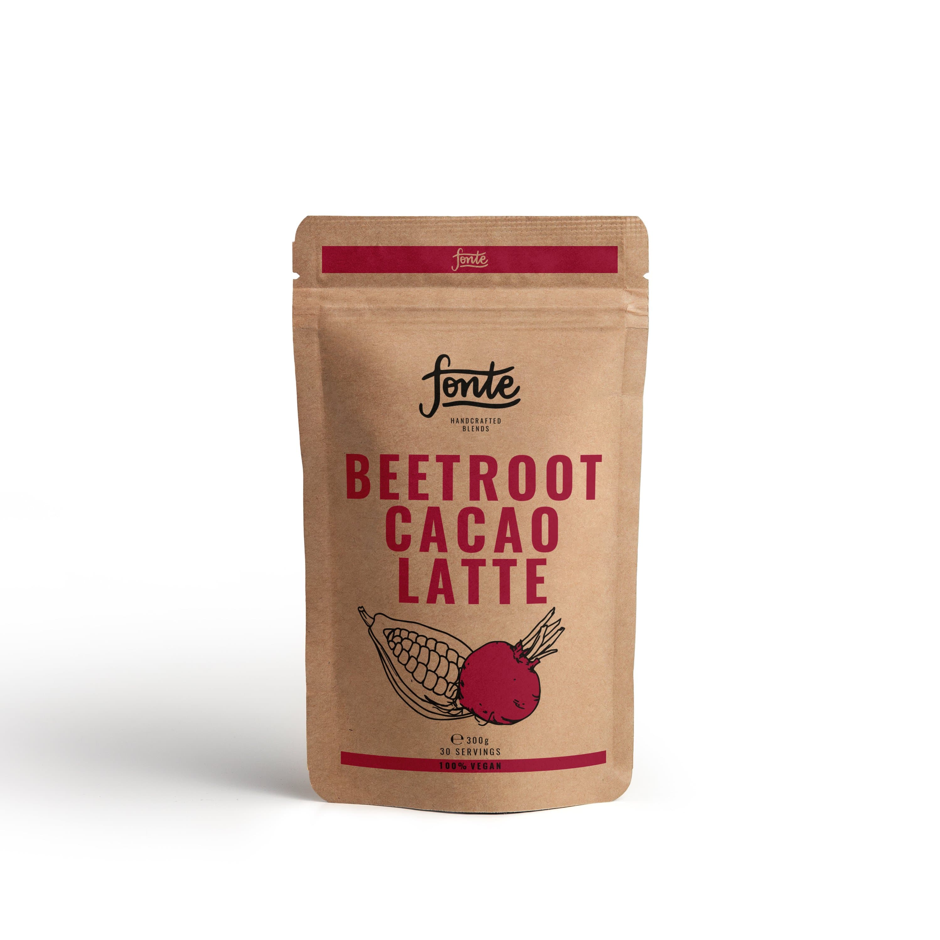 Fonte Kita kava Gėrimų mišinys Fonte Beetroot Cacao Latte, 250 g