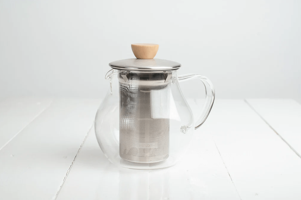 Hario Arbatos įrankiai Stiklinis arbatinukas su sieteliu, „Hario“, 450 ml