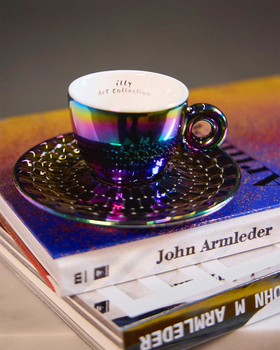 Illy iAC Armleder, 2 espresso puodeliai su lėkštutėmis, 60 ml, 2025 illy