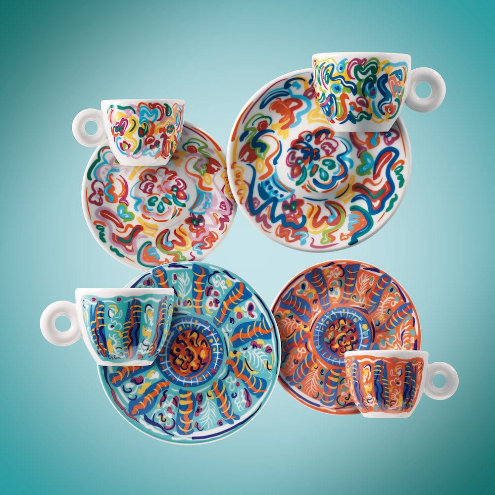 Illy iAC Calero, 4 espresso puodeliai su lėkštutėmis, 60 ml, 2025 illy