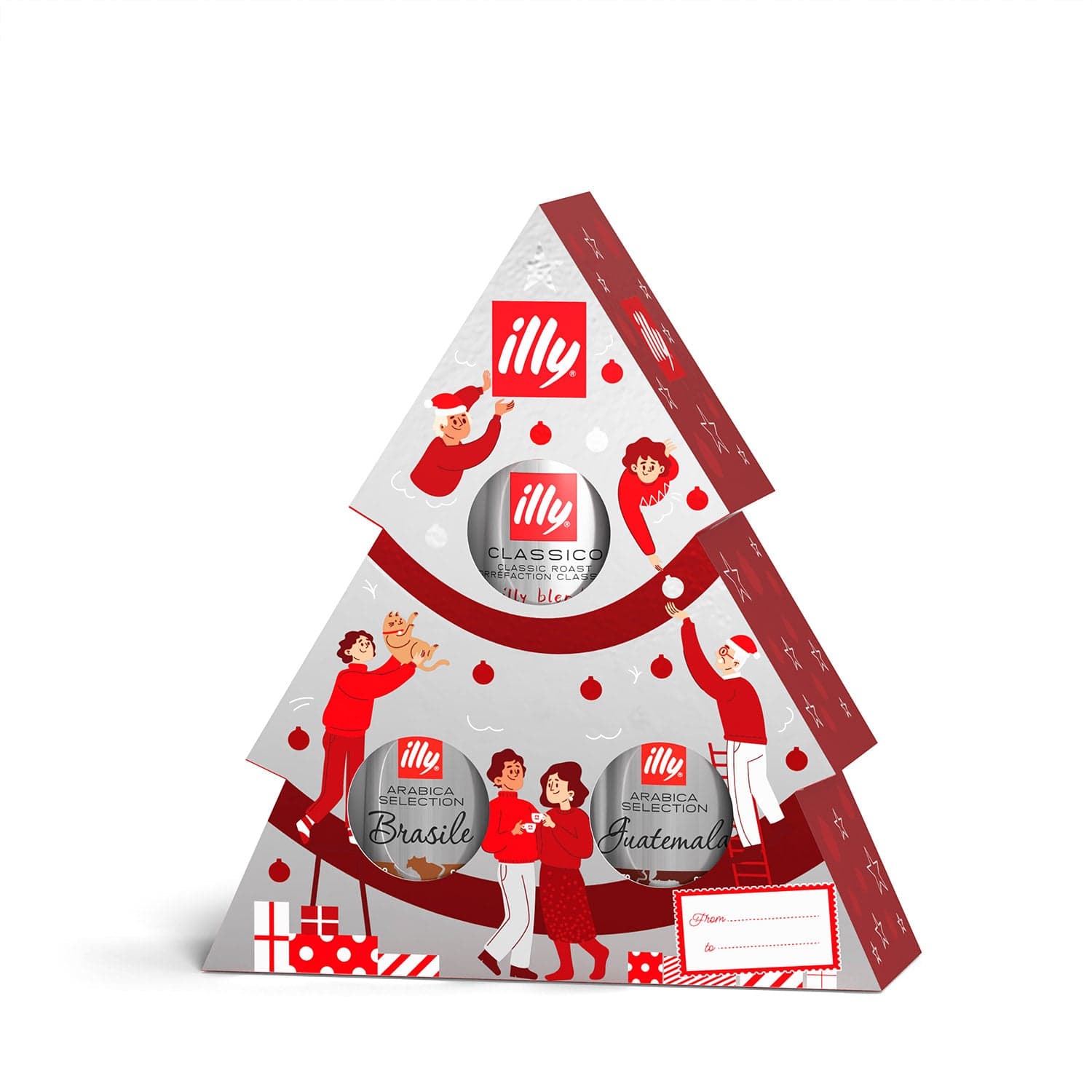 illy dovanų rinkinys - kavos kalėdinė eglutė 2025 illy