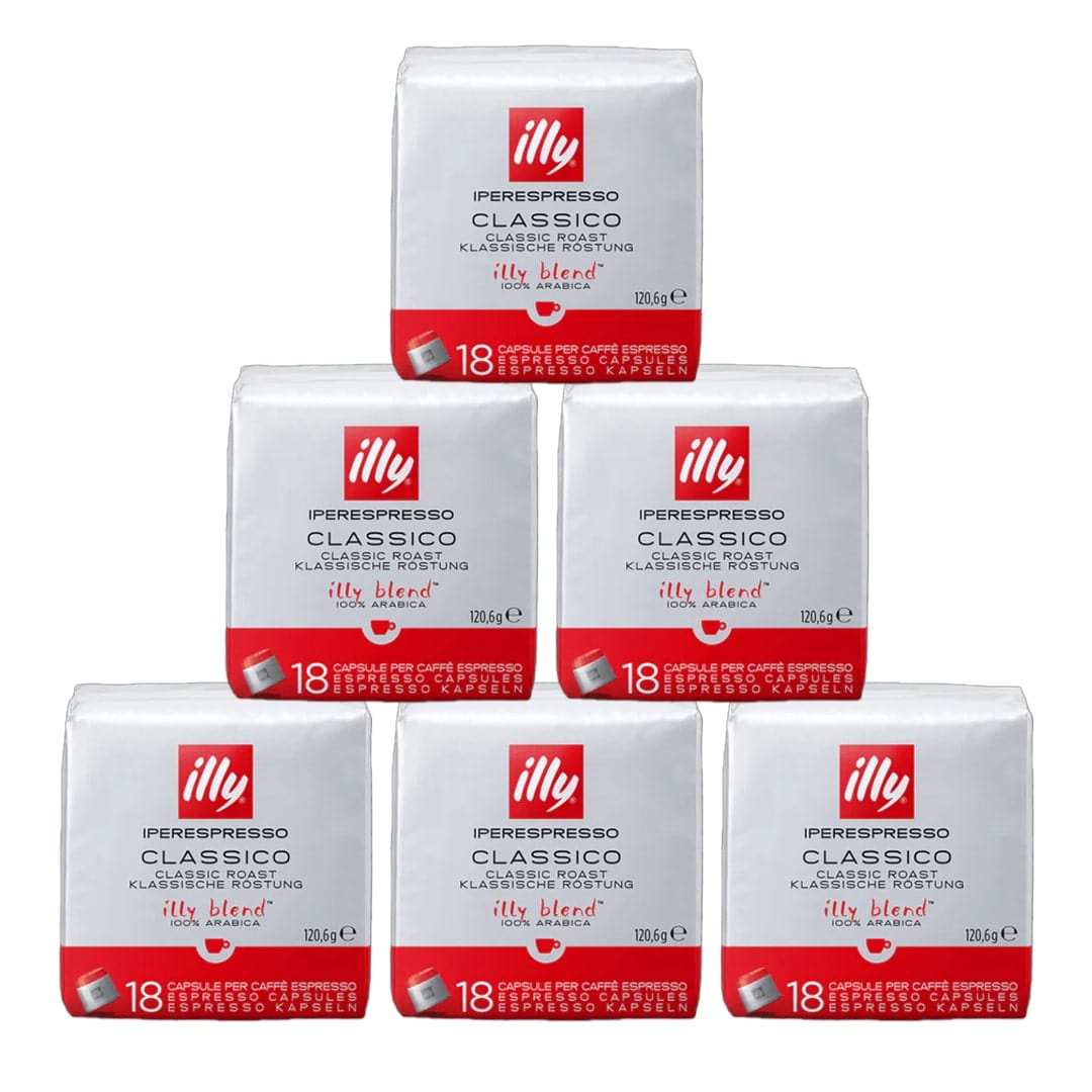 illy Kapsulės 6 iepak Kavos kapsulės illy IperEspresso - Classico, 18 vnt.