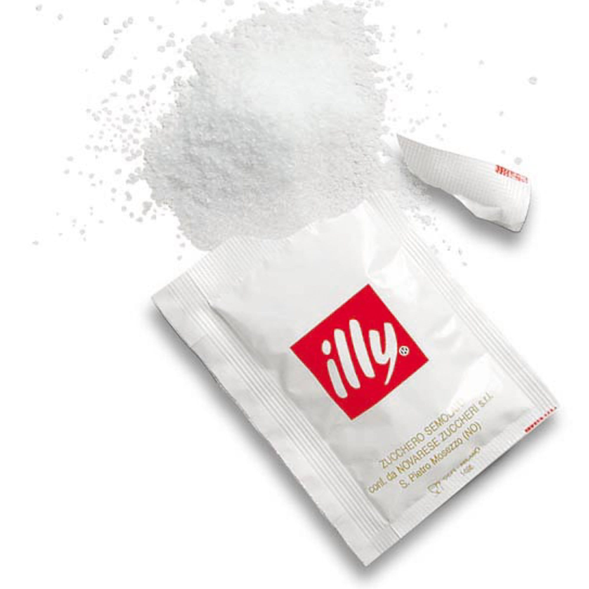 illy Kavos priedai Baltas cukrus Illy pakeliuose, 5 g x 2000 vnt.
