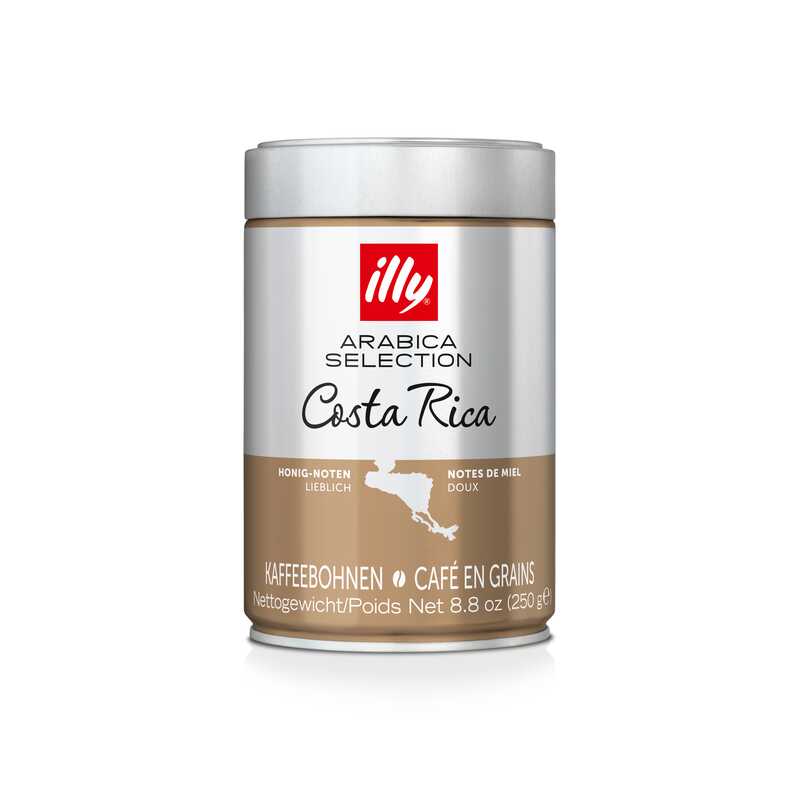 illy Kavos pupelės 1 gab Kavos pupelės illy - Costa Rica, 250 g