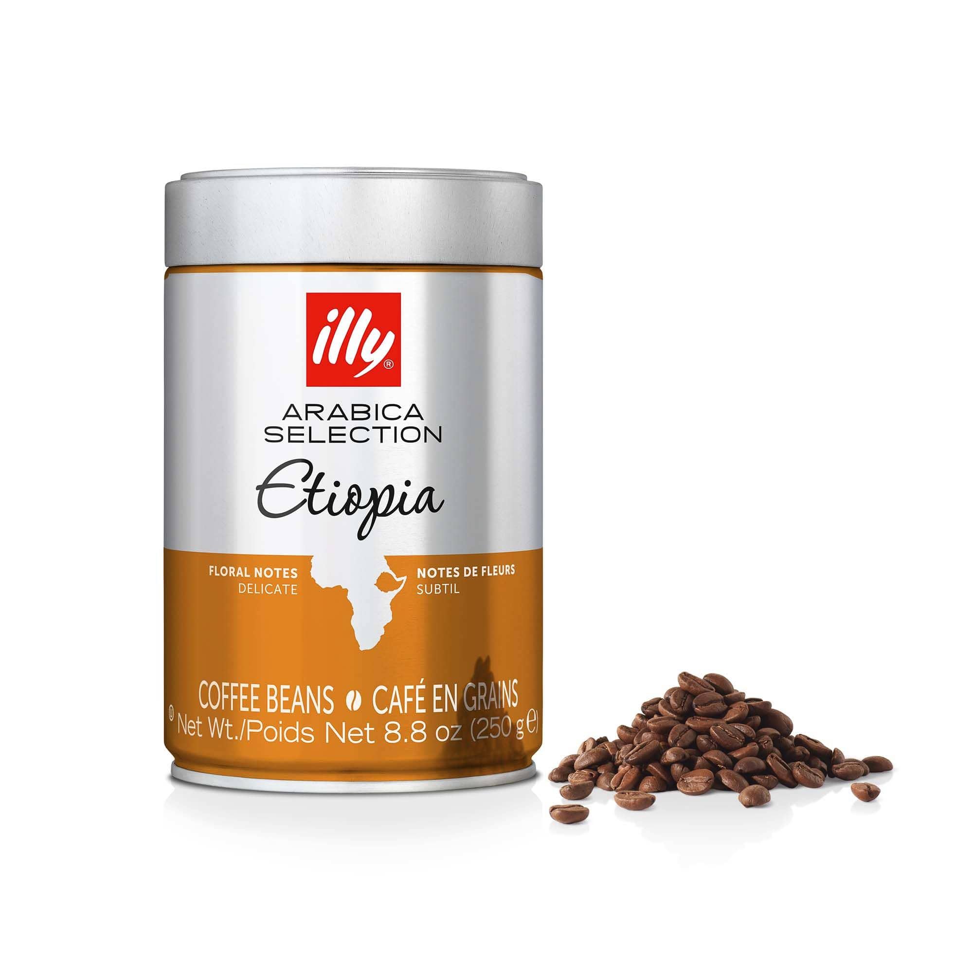 illy Kavos pupelės 1 gab Pupelių kava illy Arabica Selection Etiopija, 250 g