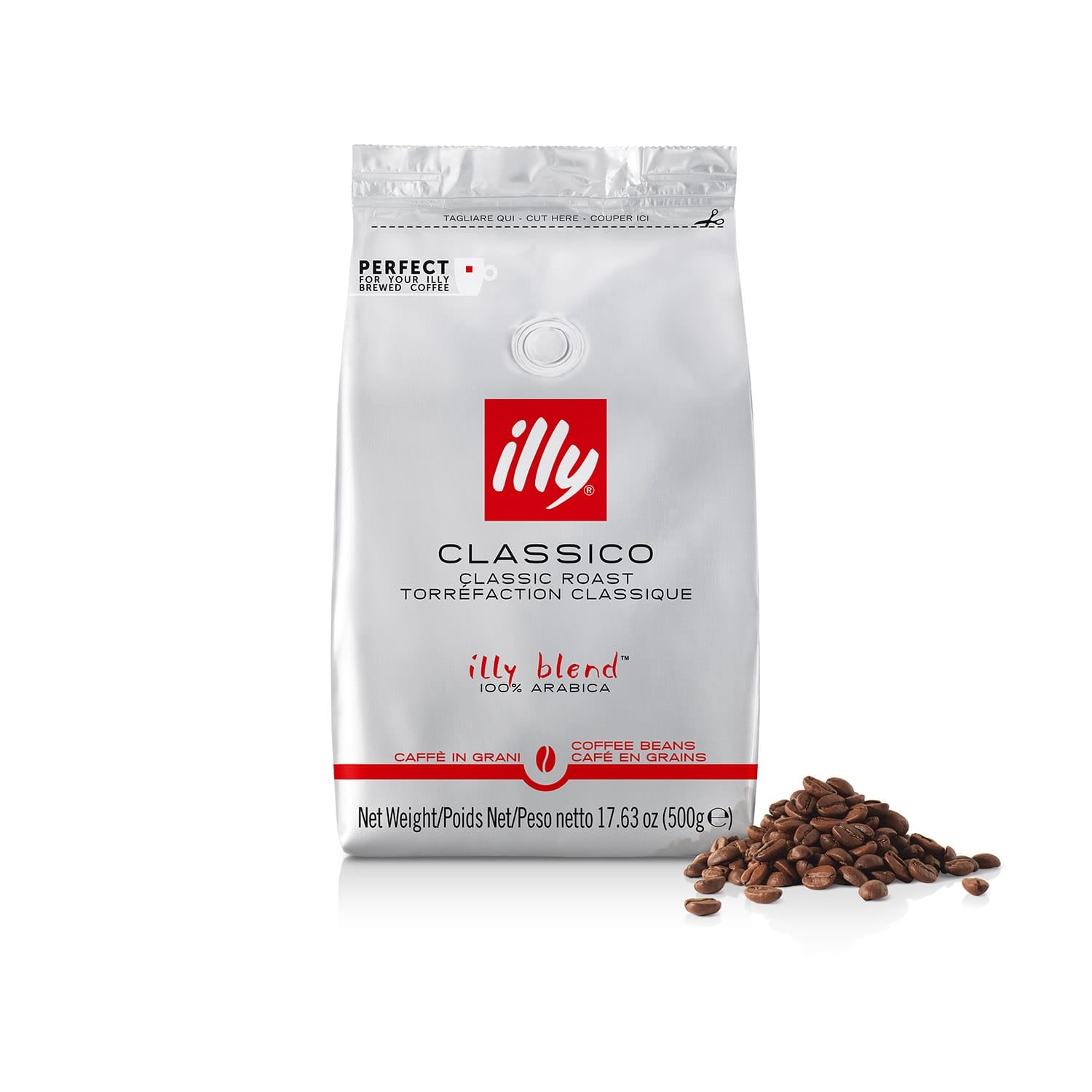 Kavos pupelės illy - Classico, 500 g illy