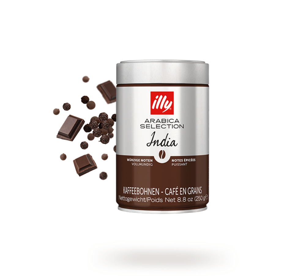 illy Kavos pupelės Pupelių kava illy Arabica Selection Indija, 250 g