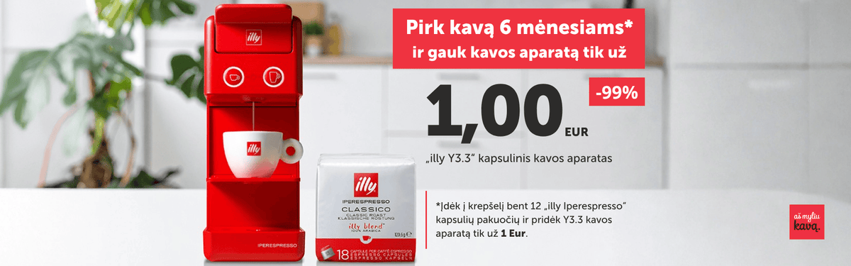 Illy kapsulinis kavos aparatas