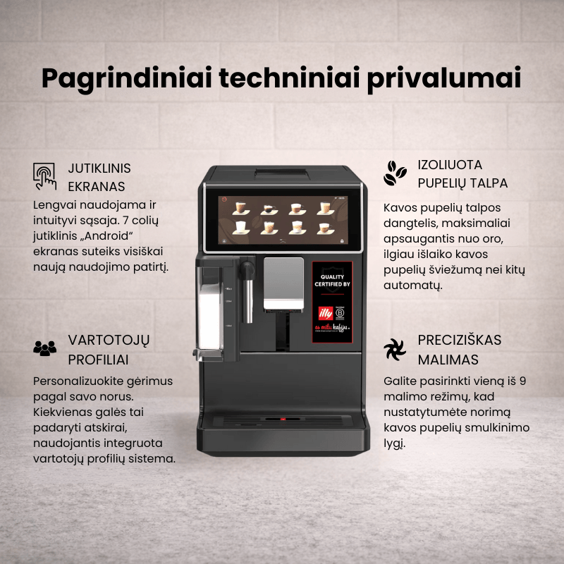 KALERM kavos pupelių aparatas A6 Kalerm