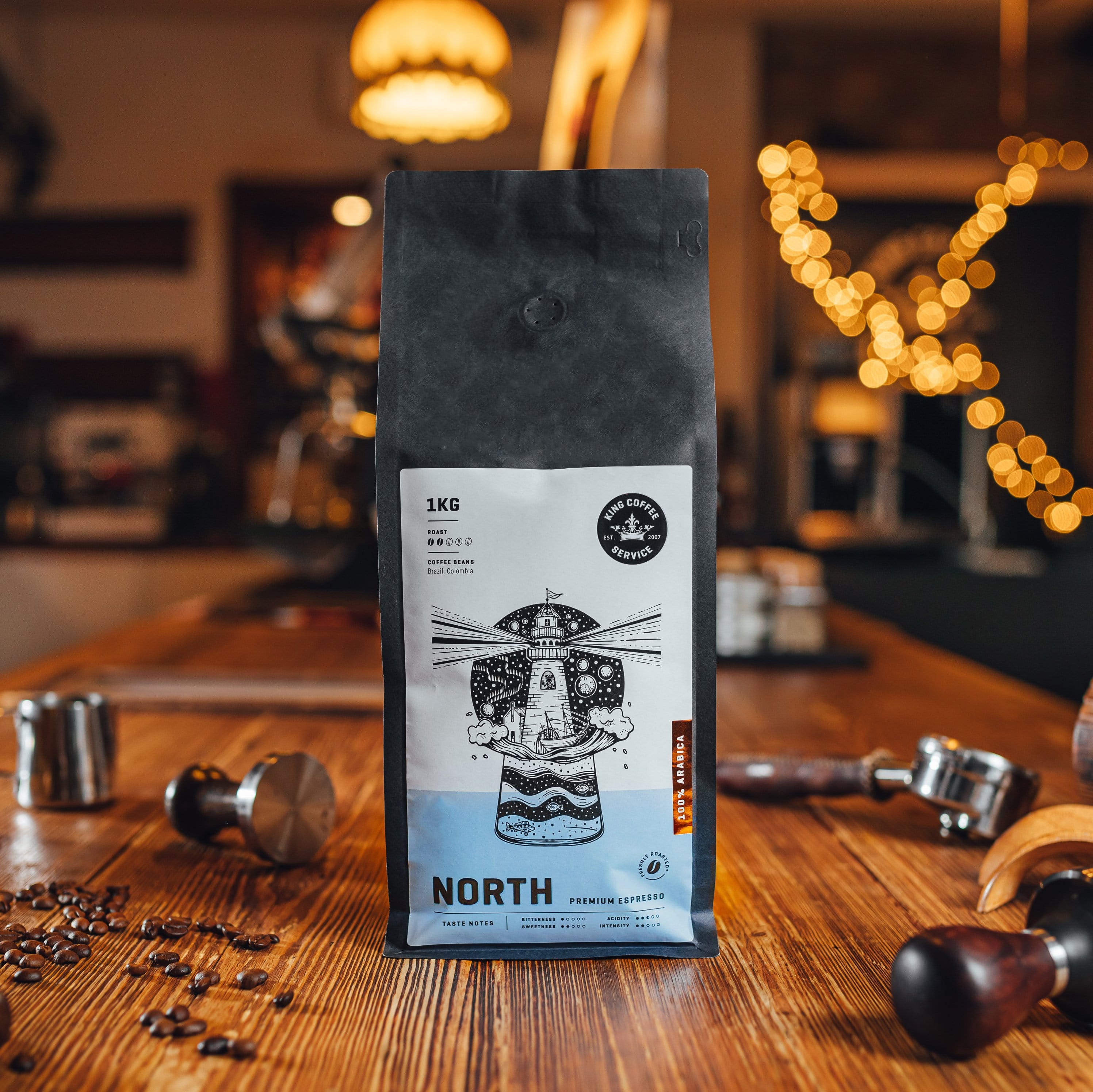 King Coffee Service Kavos pupelės Kavos pupelės Rocket Bean Roastery - NORTH, 1kg