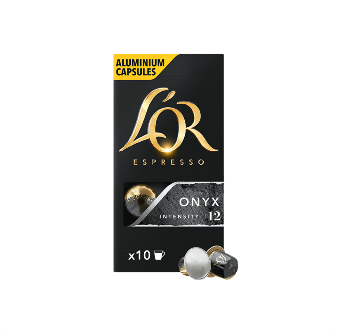 Kavos kapsulės L'or Nespresso Onyx, 10 vnt. L'or