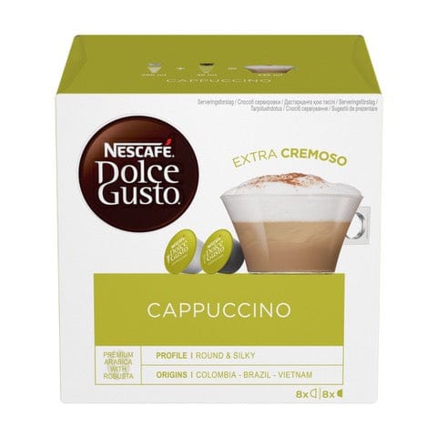 Nescafe Kapsulės Kavos kapsulės Nescafe Dolce Gusto Cappuccino, 8 + 8 vnt.