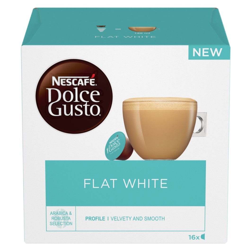 Nescafe Kapsulės Kavos kapsulės Nescafe Dolce Gusto kavos - Flat White, 16 vnt.