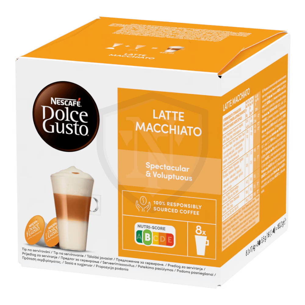 NESCAFÉ Dolce Gusto Latte Macchiato kavos kapsulės, 8+8 vnt. Nescafe