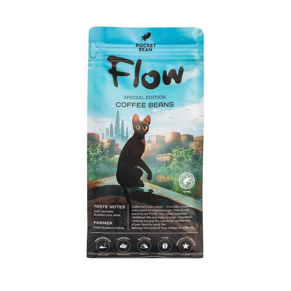Kavos pupelės RBR Specialusis leidimas FLOW, 250g Rocket Bean Roastery