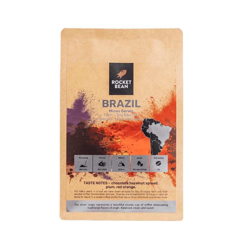 Rocket Bean Roastery Kavos pupelės Kavos pupelės Rocket Bean Brazilija | Sao Silvestre