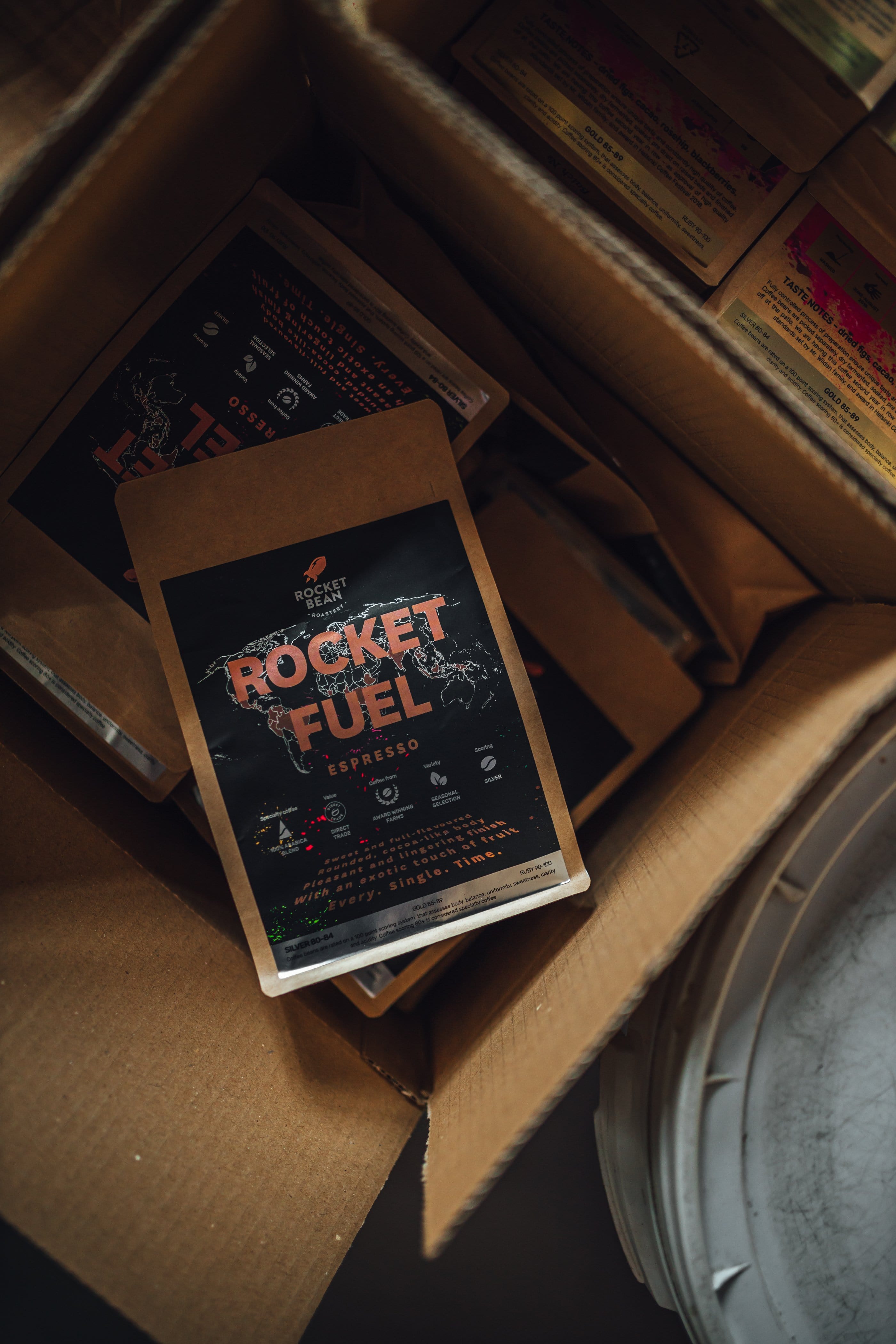 Rocket Bean Roastery Kavos pupelės Kavos pupelės Rocket Bean Roastery - Rocket Fuel, 200 g