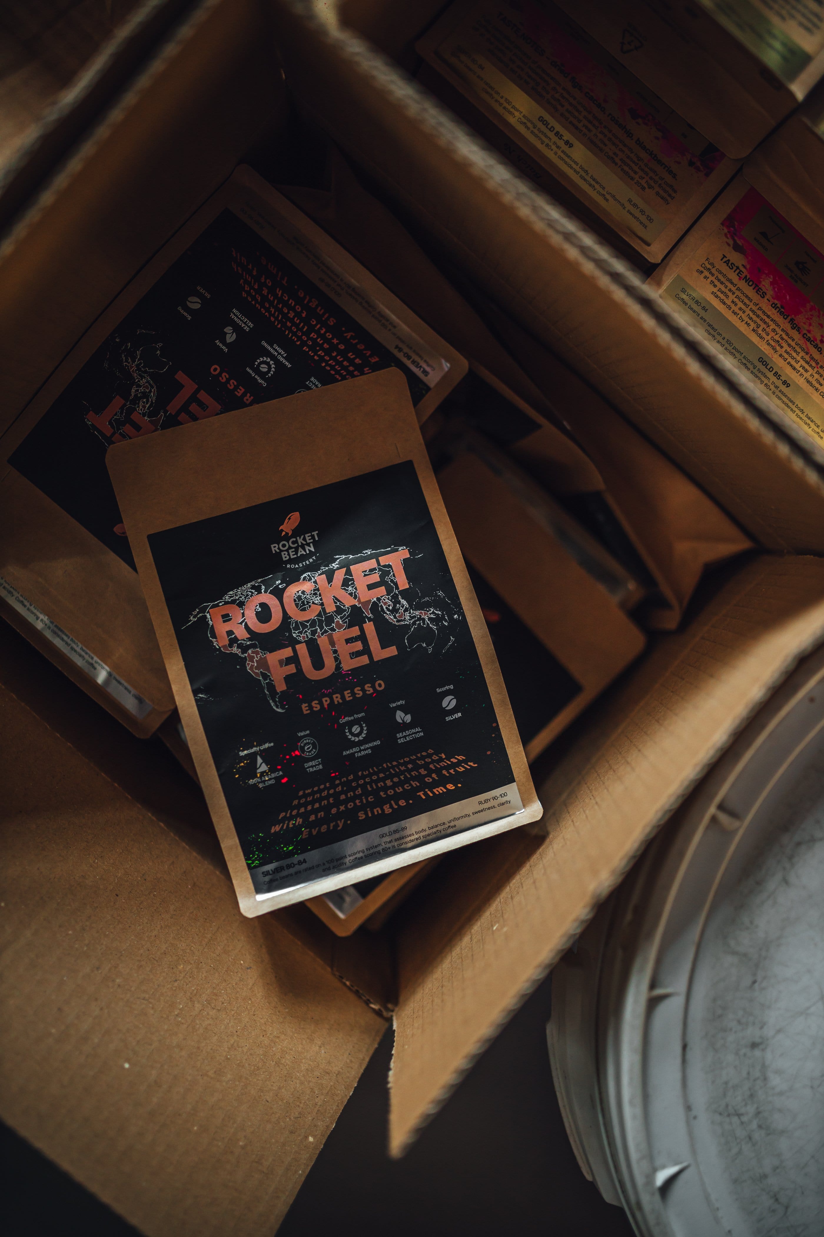 Rocket Bean Roastery Kavos pupelės Kavos pupelės Rocket Bean Roastery - Rocket Fuel, Espresso, 500 g