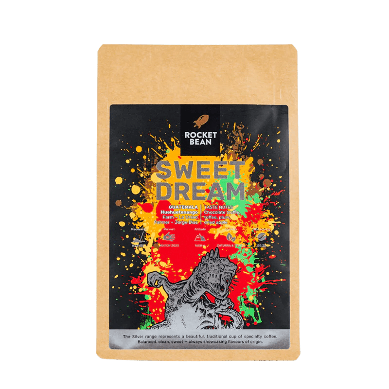 Rocket Bean Roastery Kavos pupelės Kavos pupelės Rocket Bean Sweet Dream, Gvatemala, plautos, 200 g