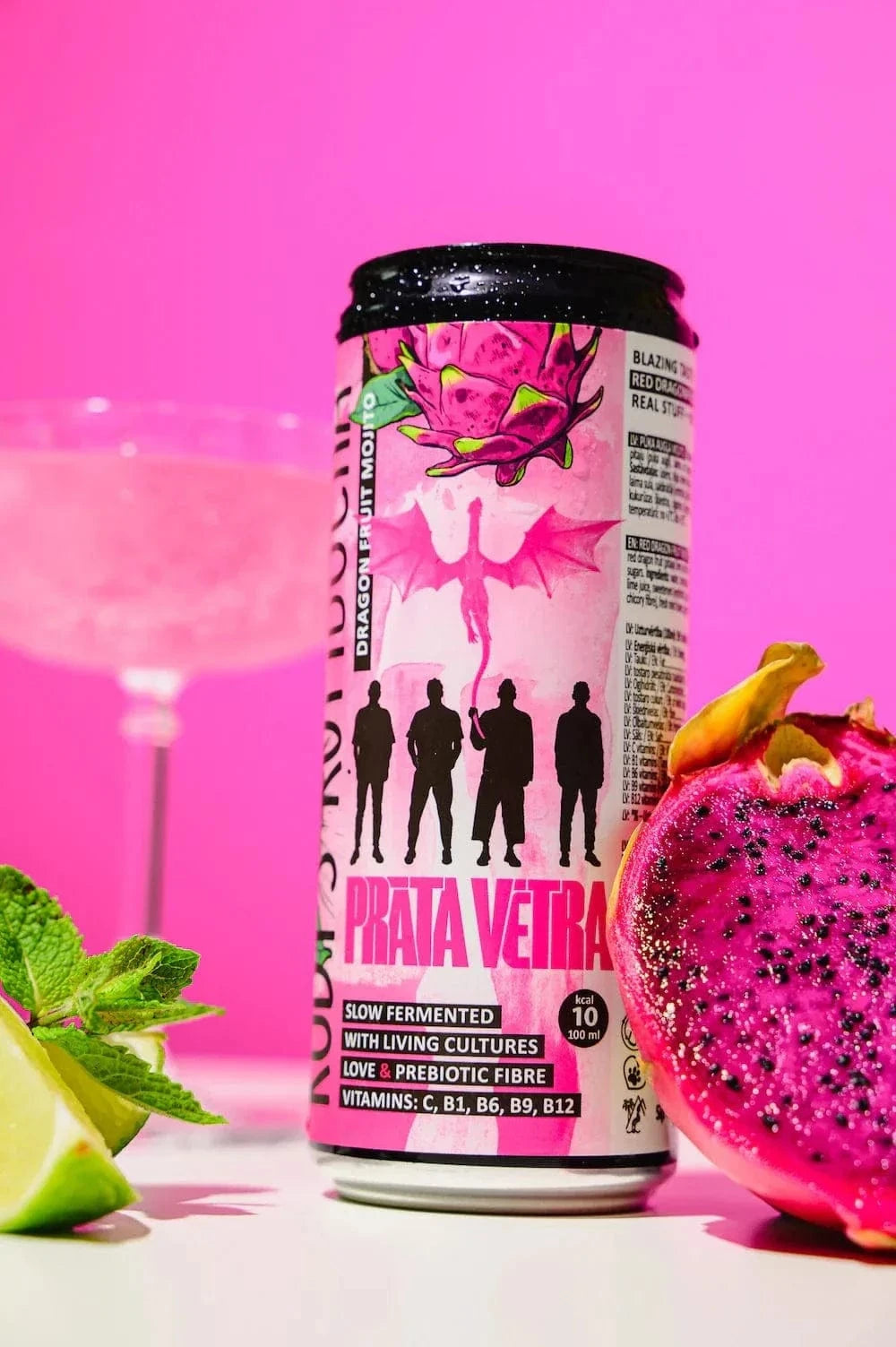 Rudy's Kombuča Pitaija Mojito 0,33l Rudy's