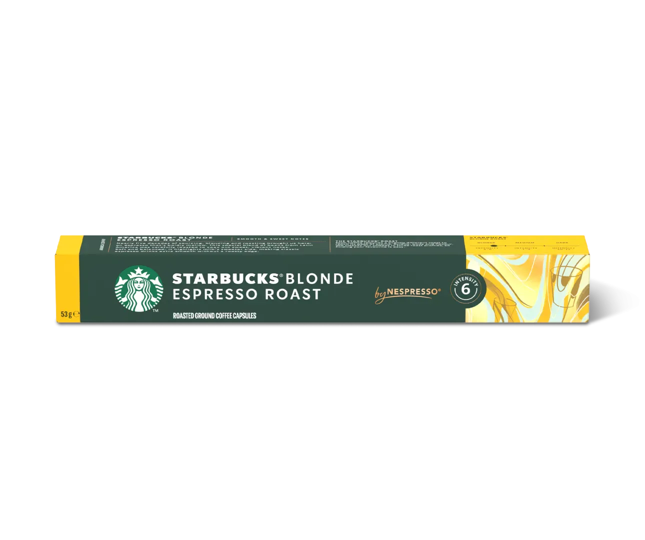 Kavos kapsulės Starbucks Nespresso Blonde, 10 vnt.