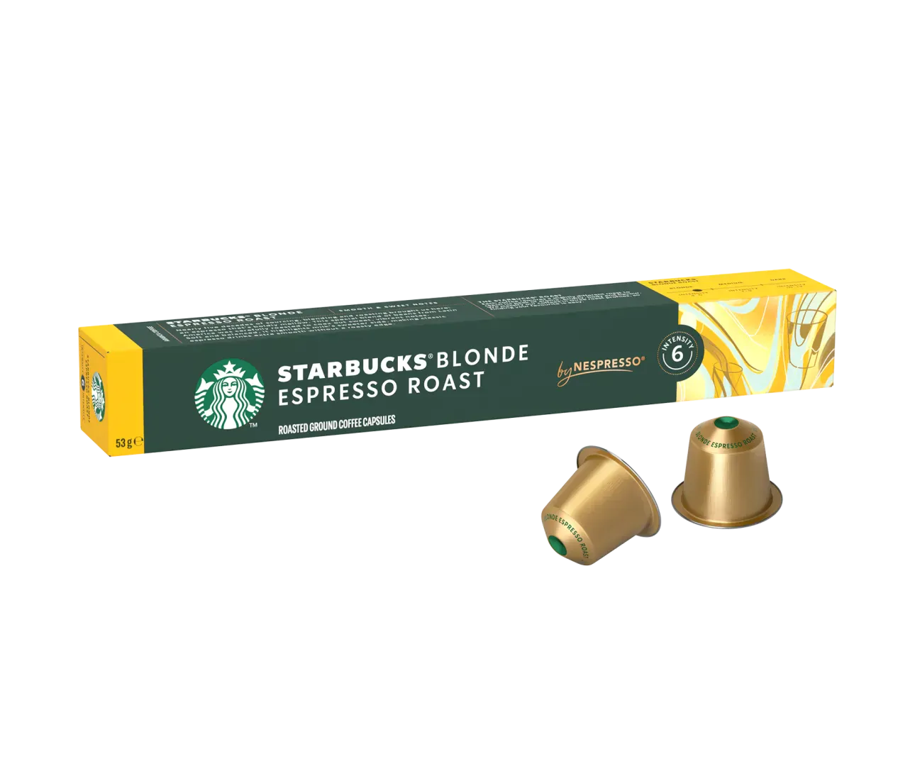 Kavos kapsulės Starbucks Nespresso Blonde, 10 vnt.