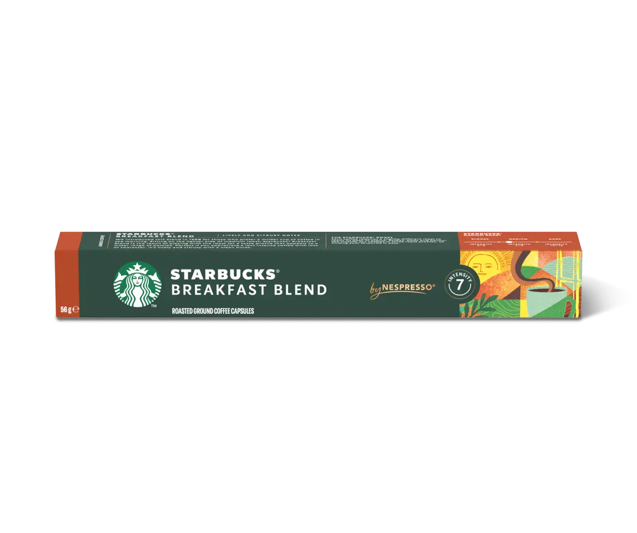 Kavos kapsulės Starbucks Nespresso Breakfast Blend, 10 vnt.