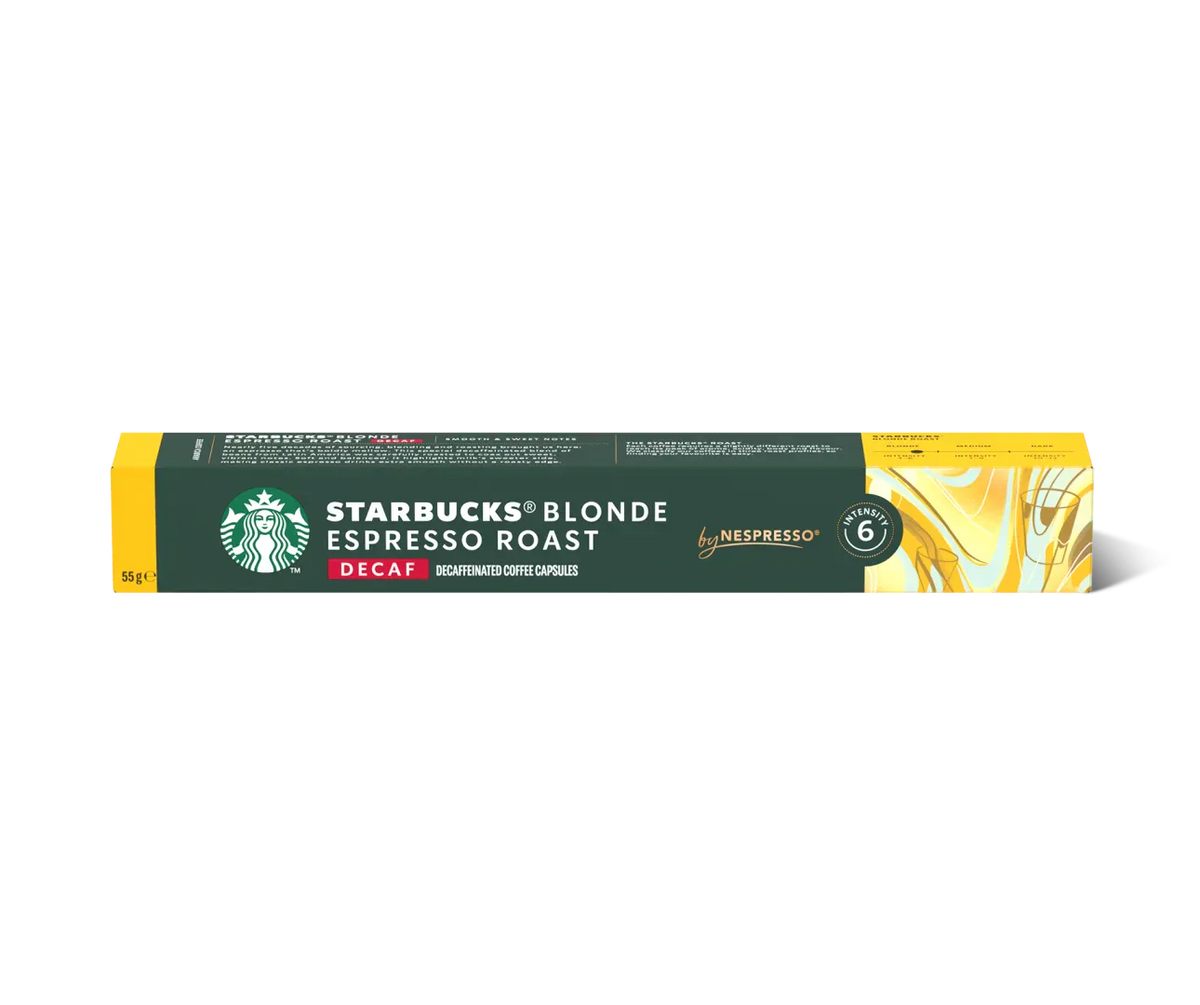 Kavos kapsulės Starbucks Nespresso Blonde, BE KOFEINO, 10 vnt. Starbucks