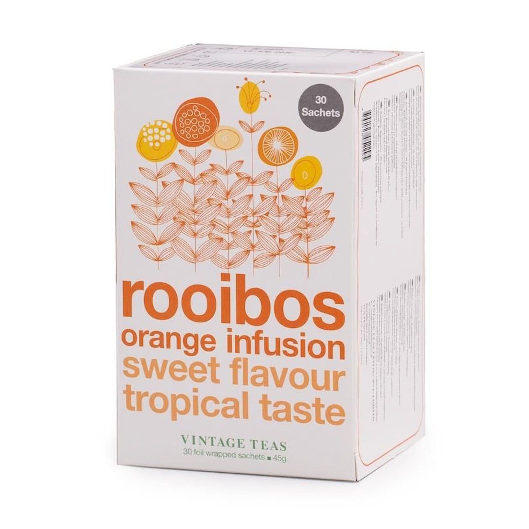 Vintage Arbata maišeliuose Arbata maišeliuose, Vintage Rooibos Orange, 30 vnt.